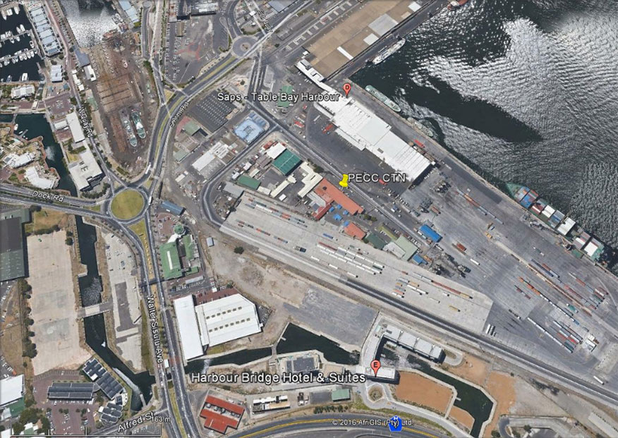 Cape Town Port Map